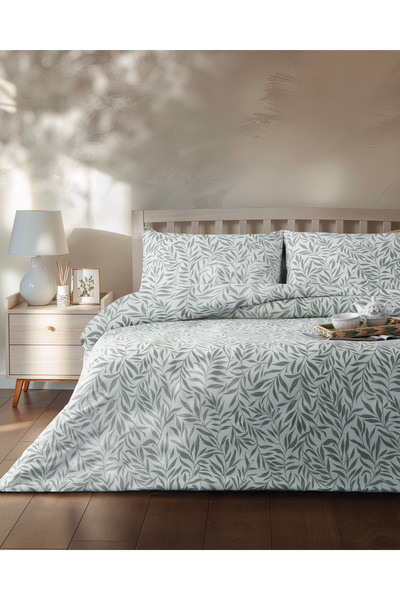 English Home Leaf Dream Kolay Ütülenir Tek Kişilik Çarşaflı Nevresim Takımı 1...