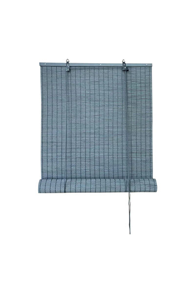 KOÇTAŞ Stilera Ahşap Stor Perde Grı 150X180 Cm