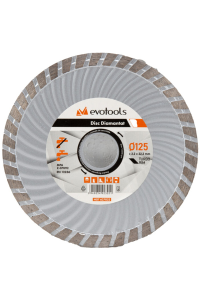EvoTools Professional Disc diamantat Turbo ETP 230 mm 3 mm