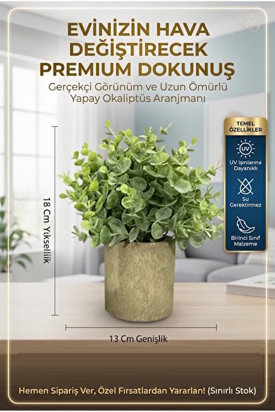 FB Cup Ramură de primăvară cu flori artificiale premium, plantă decorativă pe...