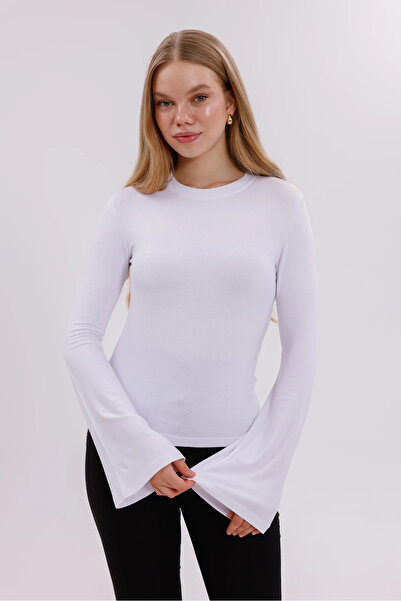 Yade Fashion Kadın İspanyol Kol Body