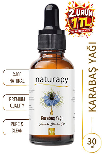 NATURAPY زيت كاراباش (زيت لافندر ستويكاس) للنقع والتقطير |   زيت استخلاص 30 م...