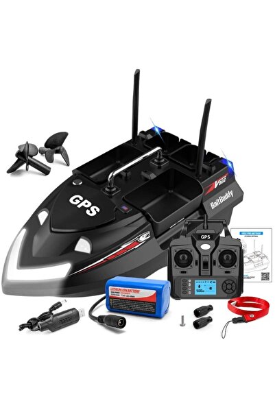 iUni Planted, Nadit and Bait Boat V802 PRO, GPS, 5200mAh, 4 rezervoare, 3kg, ...