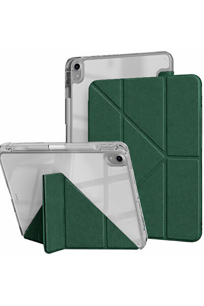 UnDePlus Apple iPad Air 11inç M4/M3/M2 Air 4/5.Nesil 10.9 Kılıf Mika Trifoldi...