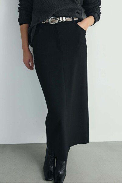 Suud Collection Μαύρη φούστα Mina Maxi