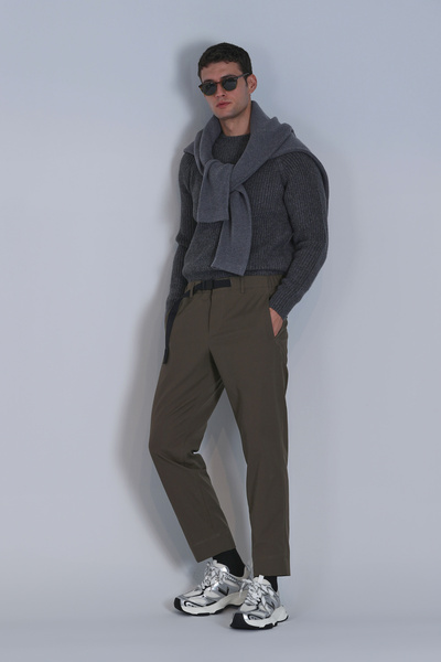 Lufian Hıdden Spor Erkek Chino Pantolon Slim Fit Yeşil