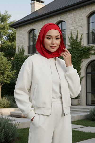 Aisha's Design Combed Cotton Women's Ready-Made Bonnet with Hood and Conceale...