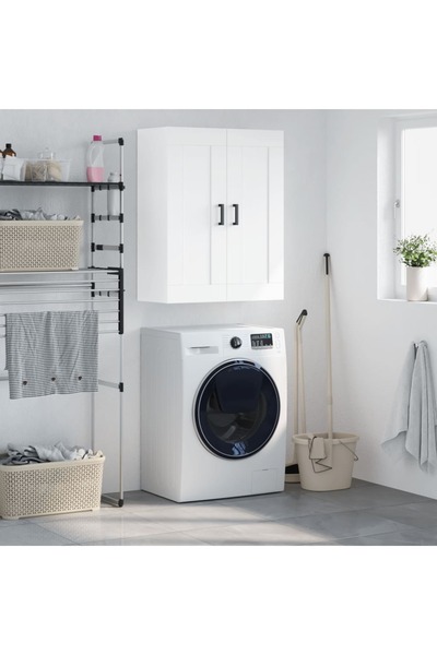 Concept Dulap montat pe perete, alb, 69,5x34x90 cm, lemn prelucrat