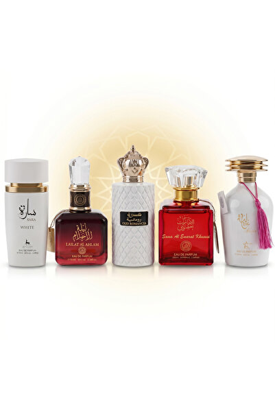 Ayelet Set de 5 parfumuri orientale pentru femei 100ML - Sara White + Lailat ...