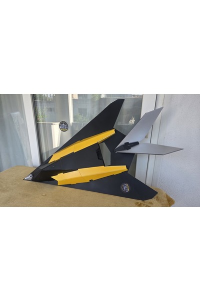 Kuzey RC F-117 Nighthawk Fotoblok RC Model Uçak Tam Paket Kit FlySky i6X Kuma...