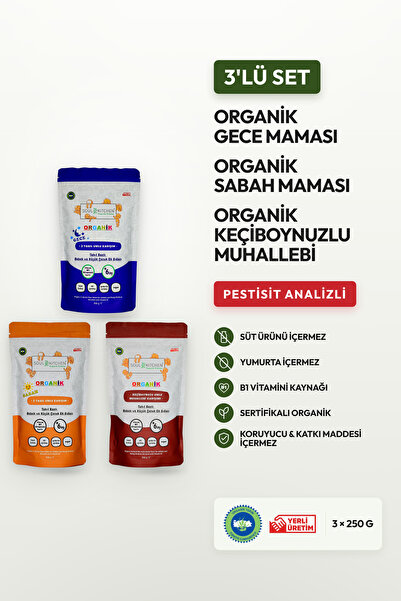 Soul Kitchen Organik Ürünler Organik Bebek Gece ve Sabah Maması Keçiboynuzlu ...