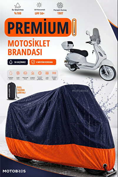 Motobros غطاء دراجة نارية من نوع أرورا سفاري، غطاء محرك مقاوم للماء، قماش مظل...