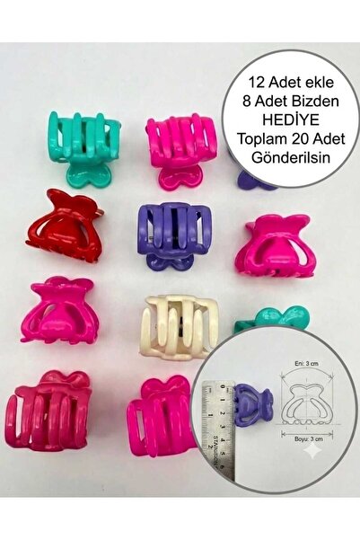 modares Renkli Küçük Kızlar ve Çocuklar İçin Mandal Toka