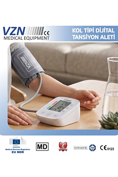 VZN Koldan Ölçer Dijital Tansiyon Aleti, Konuşmayan ,Usb Girişli, 2X90 Ölçüm ...