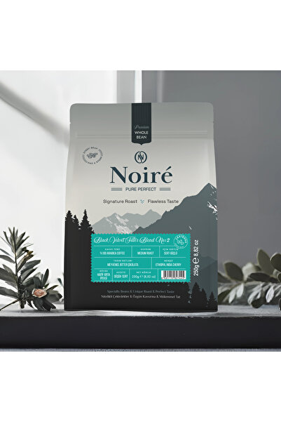 Noire Coffee خلطة فلتر نوير بلاك فيلفت № 2 250 جرام مزيج أرابيكا 100%