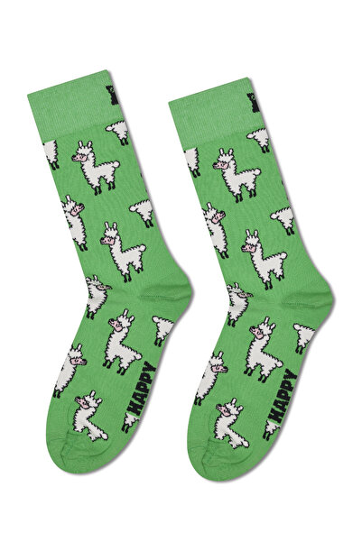 Derimod Happy Socks Ανδρικές βαμβακερές κάλτσες με πράσινο σχέδιο P003650