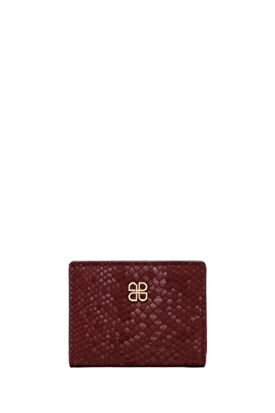 Derimod Kadın Bordo Baskılı Cüzdan 000A2D564540