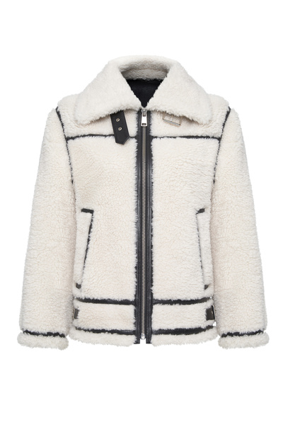 Derimod Verbier Γυναικείο Μπεζ Παλτό Teddy 24WGP5290FF