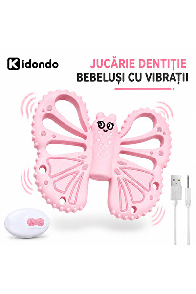 Kidondo Jucarie dentitie bebelusi cu vibratii pentru calmarea durerilor, cert...
