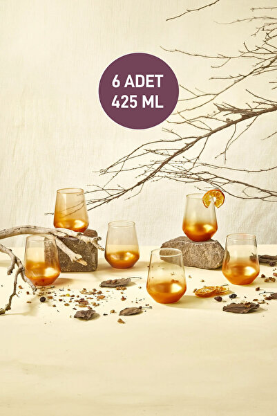 SELKA HOME Safir 6'lı Meşrubat Bardağı 425 ML