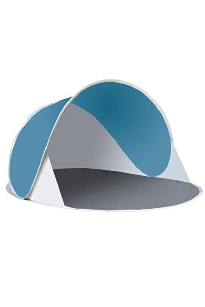 varioshop Cort de plajă semi-deschis VarioShop ® turistic, asamblare rapidă t...