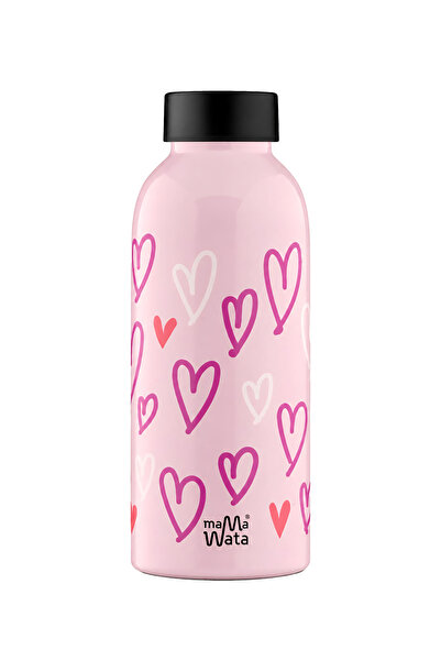 Mama Wata By 24Bottles Mamawata Hearts Paslanmaz Çelik Termos Matara 470 ml S...