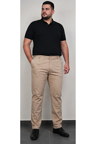 HG BEJ KETEN KOT PANTOLON(UNISEX)