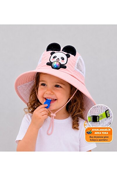 GlassySKY Panda Model Whistle Mesh Anti-Sweat Neck Protection Adjustable Chil...