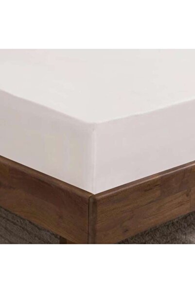 PAN HOME Classic Egyptian 400tc King Fitted Sheet 180x200+33cm - White