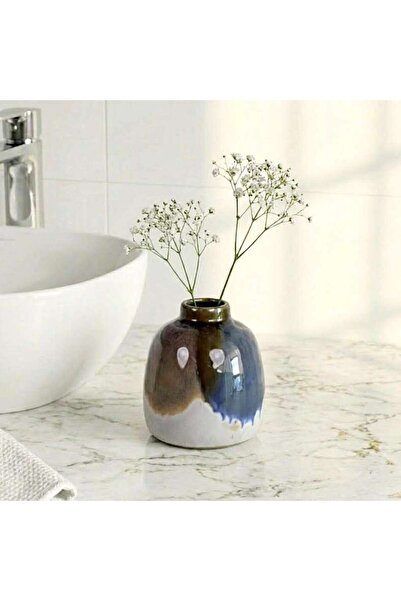 PAN HOME Zeena Ceramic Double Tooth Brush Holder 11x12.5cm - Multicolor