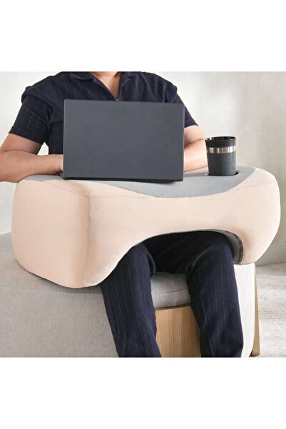 PAN HOME حامل أكواب برجيل (تاتابوب) - رمادي وبيج