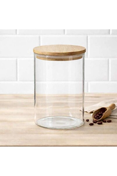 PAN HOME برطمان زجاجي لوكاس سعة 1 لتر - شفاف
