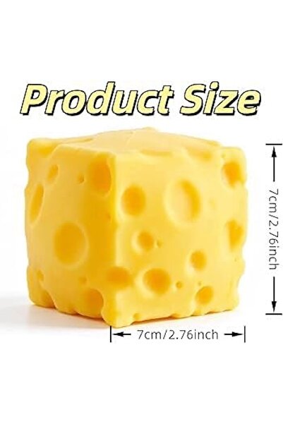 unbranded Squishy Brânză Antistres Slow Rising, Jucărie Senzorială Fidget Toy...