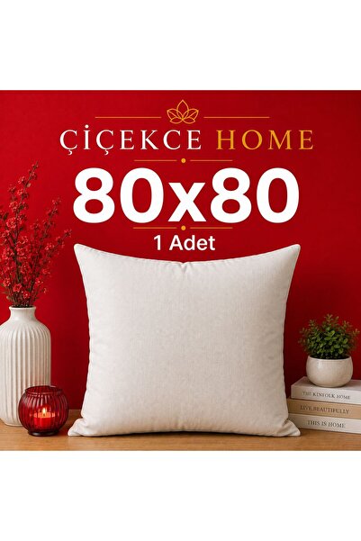 Genel Markalar Yastık 80x80 Cm 1.kalite Boncuk Silikonlu 1 Adet 1200 gr