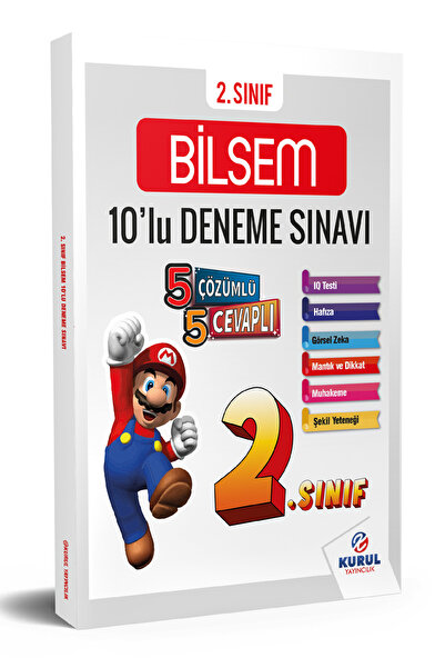 Kurul Yayıncılık 2026 2.sınıf Bilsem Hazırlık 10 Deneme Sınavı Çözümlü