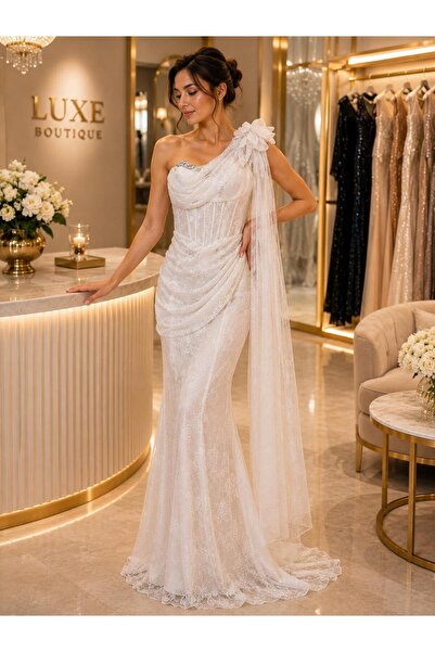 Hot Contact Lace Evening Dress 5342