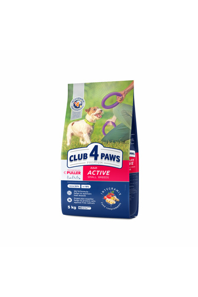 Club4Paws Club 4 Paws Hrană uscată pentru câini mici activi, 5kg
