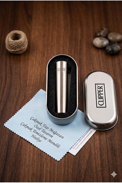 Clipper Şık Kutulu Premium Metal Doldurulabilir Çakmak.Zarafet ve Dayanıklılı...