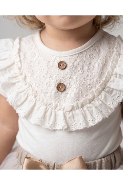 aysskids Parla Kız Bebek Tütü Bayramlık Doğum Günü Vintage Prenses Etekli Bayramlık Takım
