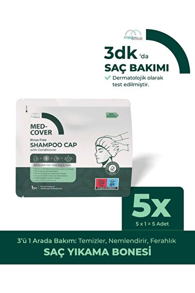 MED-COVER ShampooCap Saç Yıkama Bonesi x 5 adet