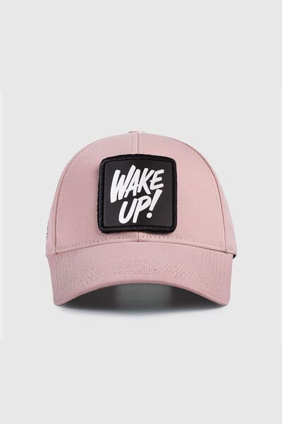 BlackBörk Šećerka bejzbol kapa sa logotipom "Six Wake Up" i uzorkom lososa