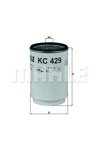 Mahle Original Filtru de combustibil KC 429D