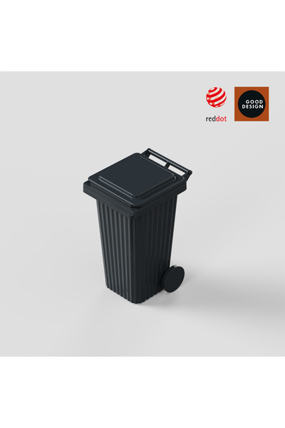 Wave Bin Pubela Europubela AETA 120 L neagra – super rezistenta, design premiat