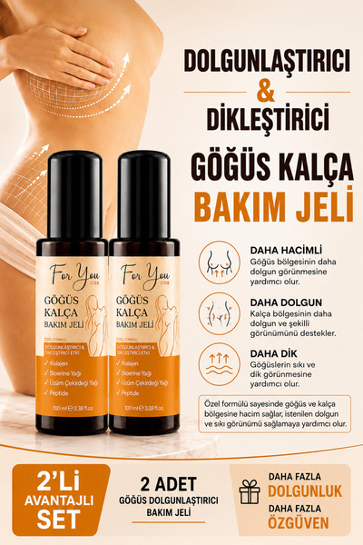 For You Gold Plumping, Lifting, Breast and Hip Enlargement Care Gel 100 ml X ...