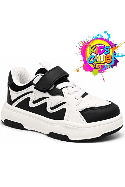 Kids Club Shoes حذاء رياضي للأطفال من Cool Odessa باللونين الأسود والأبيض