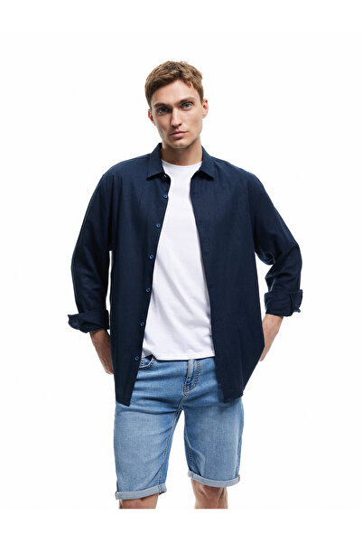 Koton Oversize Kot Şort Bermuda Cep Detaylı Pamuklu