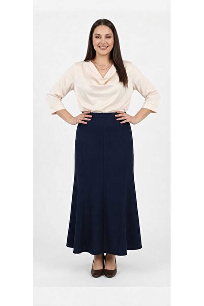 Butik Hijab Marime Mari Oversize 8 Piese Căptușit Jumătate Evazat Fusta Mamă ...