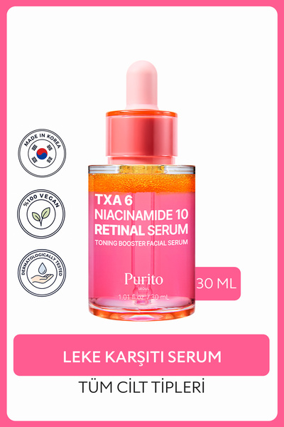 Purito TXA 6 Niacinamide 10 Retinal Serum | Leke Karşıtı Aydınlatıcı Yaşlanma...