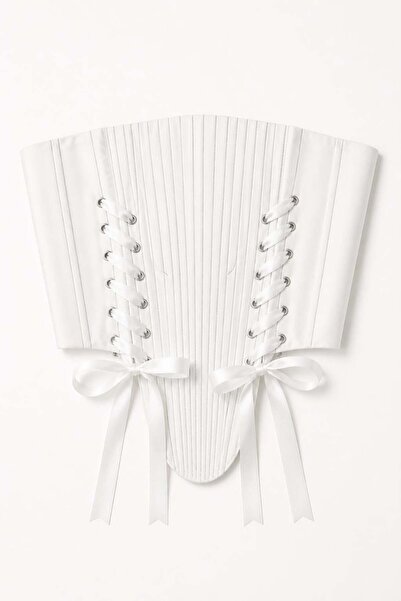 HAZELANNA Special Design Underwire White Corset