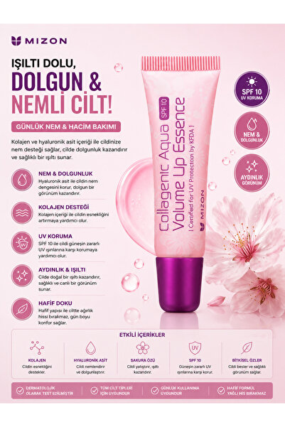 Mizon Collagenic Aqua Volume Lip Essence Ruj